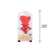 ILY Glass Showpiece For Valentines Day
