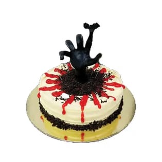 Haunting Halloween Chocolate Cake