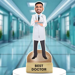 Personalised Best Doctor Caricature
