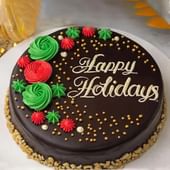 Blissful Christmas Chocolate Cake