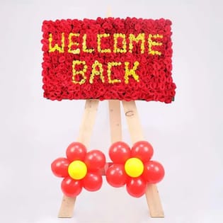 Personalised Bloom And Balloon Stand