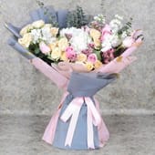 Soft Hues Mixed Bloom Bouquet