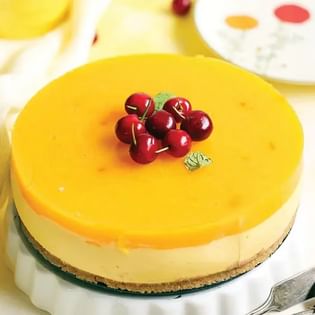 Golden Mango Cheesecake