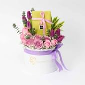 Cheerful Blooms N Chocolates Hamper