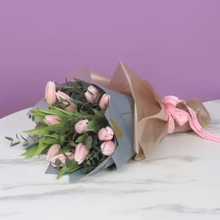 Blush Tulip Bouquet