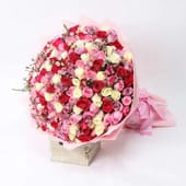 Radiant Mixed Roses Bouquet