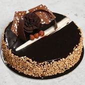 Dark Choco Nut Mousse Cake
