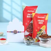 Sacred Ek Onkar Rakhi With Raisins N Trail Mix-Overseas