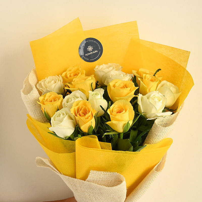 Yellow Roses Bouquet for friendship Day