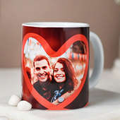 Personalised couple photo mug gift