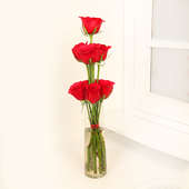 Send Lovely Red Roses Bunches Online