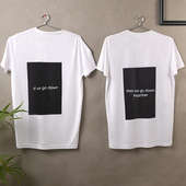 White Team T-shirts for Friendship Day 