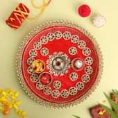 Intricate Red Tikka Thali