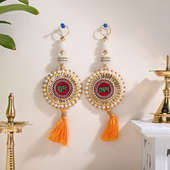 Order Intricate Shubh Labh Wall Hanging Set