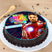Iron Man Poster Cake for Birthday