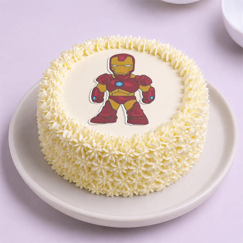 Iron Man Superhero Cake