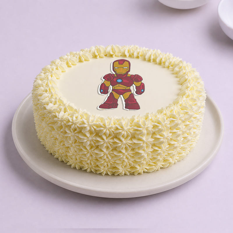 Iron Man Superhero Cake