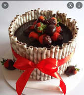 ITC- Customised Cake With Candyman Fantastik Chocolates Sticks