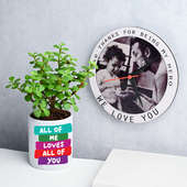 Jade In Personalised Ceramic Mug N Wall Clock