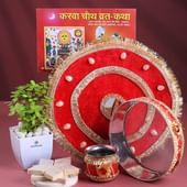 Jade Plant N Karwa Chauth Essentials Hamper