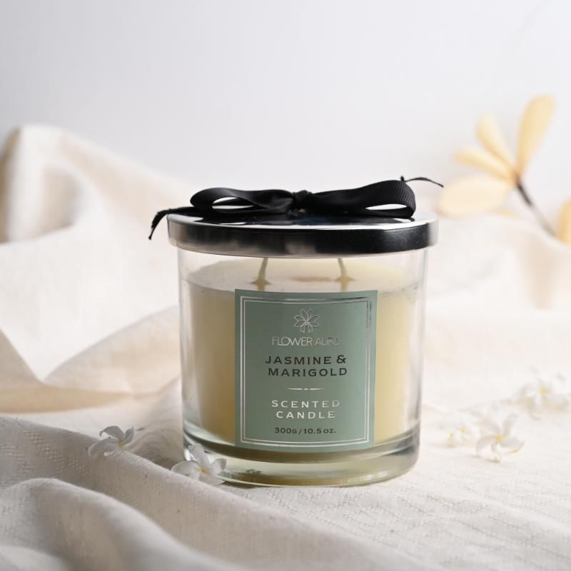 Jasmine & Marigold Scented Candle