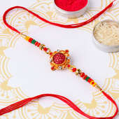 Jeweled Colourful Rakhi