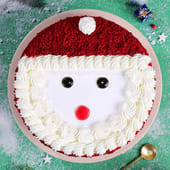 Jolly Santa Red Velvet christmas designer cake