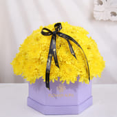 Joyful Embrace Of Yellow Chrysanthemums