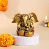 Joyful Ganesha Idol