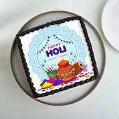  Happy Holi Theme Cake