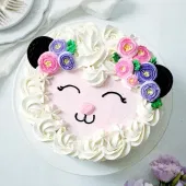 Joyful Sheep Choco Vanilla Cake
