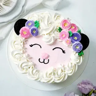 Joyful Sheep Choco Vanilla Cake