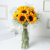 Joyful Sunflowers Flower Online Delivery