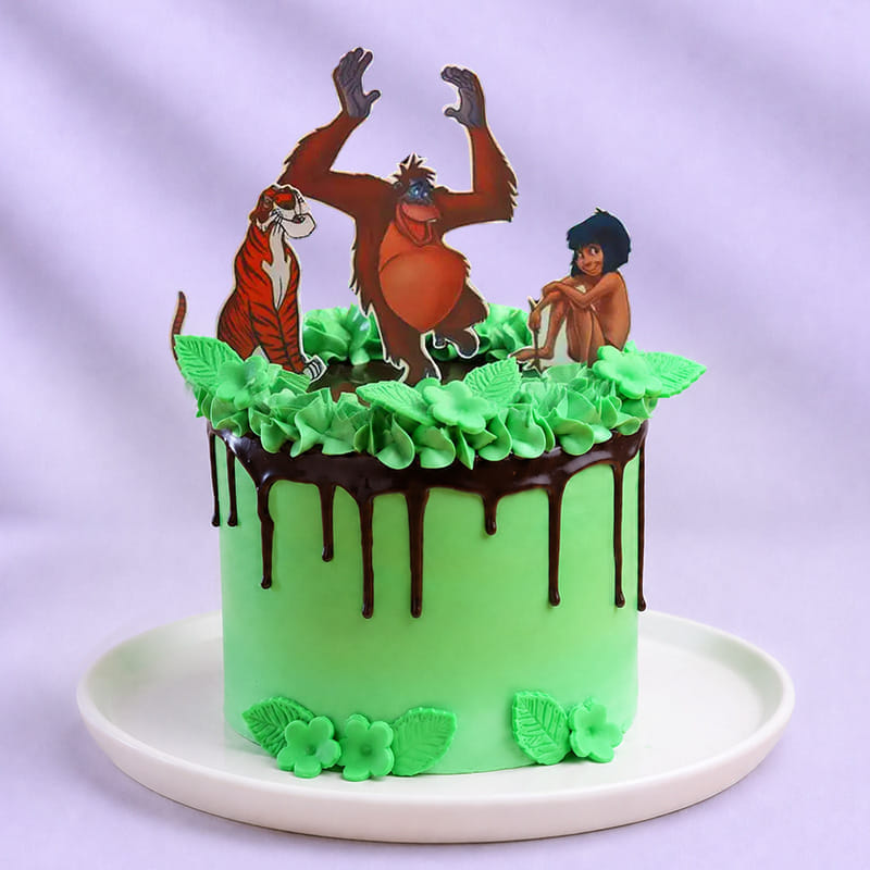 Jungle Book Mowgli N Friends Cake