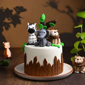 Side View of Jungle Joy Cake