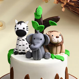 Side View of Jungle Joy Cake