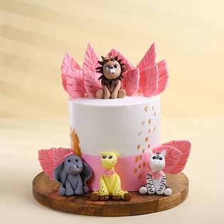 Jungle Magic Adventure Theme Cake