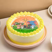 Jungle Safari Theme Cake