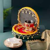 Buy Karva Chauth Gifts Thali Online For Wife