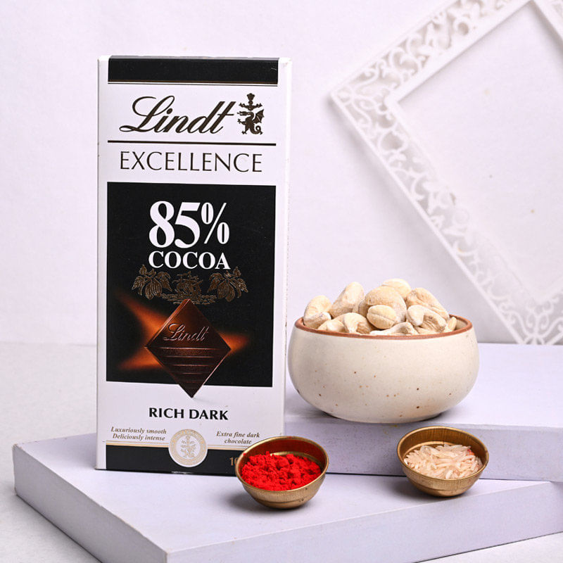 Buy Kaju N Choco With Rakhi Trio