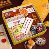 Order Bhaiya Bhabhi Rakhi Set online for Bhaiya bhabhi with Sweets in India