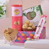 Kanha Rakhi With Mini Samosa Cookies N Tray