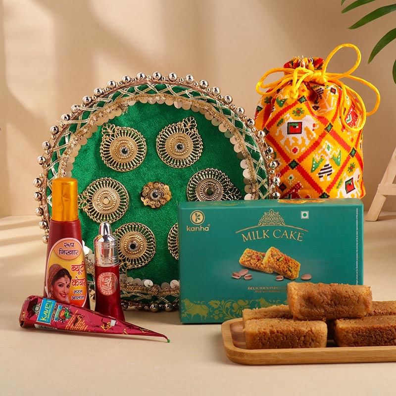 Karwa Chauth Essentials With Sweet Combo