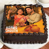 Karwa Chauth Photo Cake