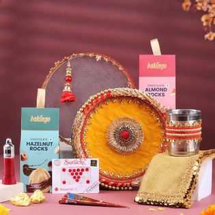 Karwa Chauth Rituals N Nutty Treat Hamper