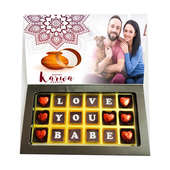 Karwa Chauth Special Personalised Chocolate Box