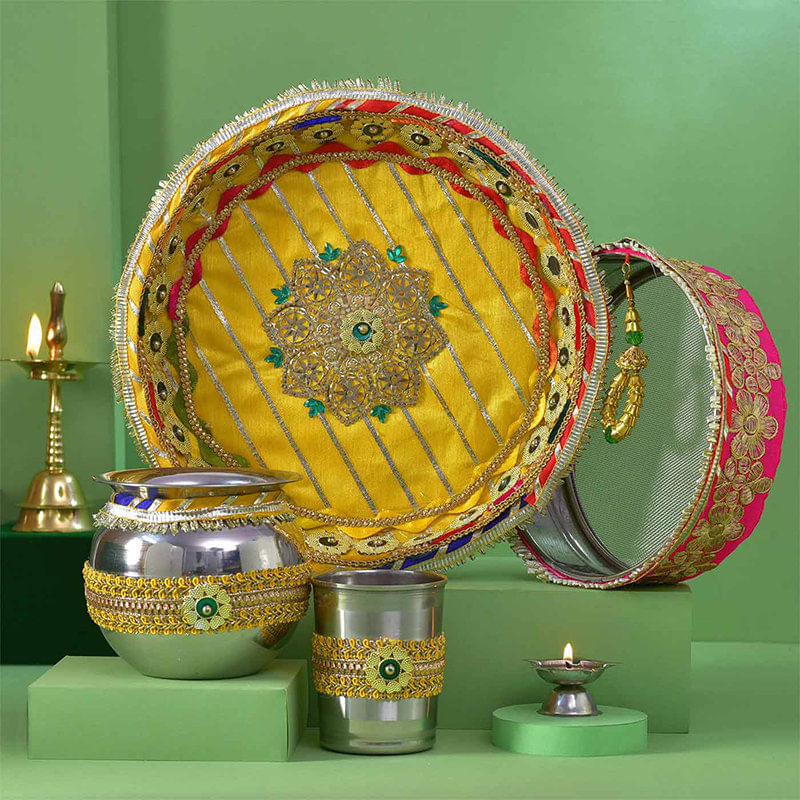 Buy Karwa Chauth Thali for wife