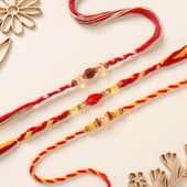 Beaded Trio Rakhi