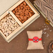 One Spiderman Rakhi with Premium Box - A rakhi gift for kid brother