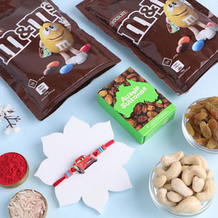 Kids Car Rakhi With Nuts N Chocos